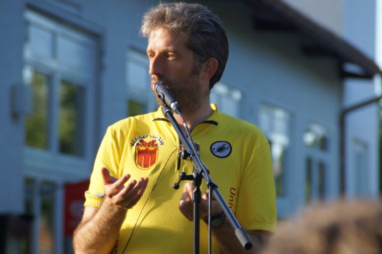 Boris Palmer im Brenzpark Heidenheim