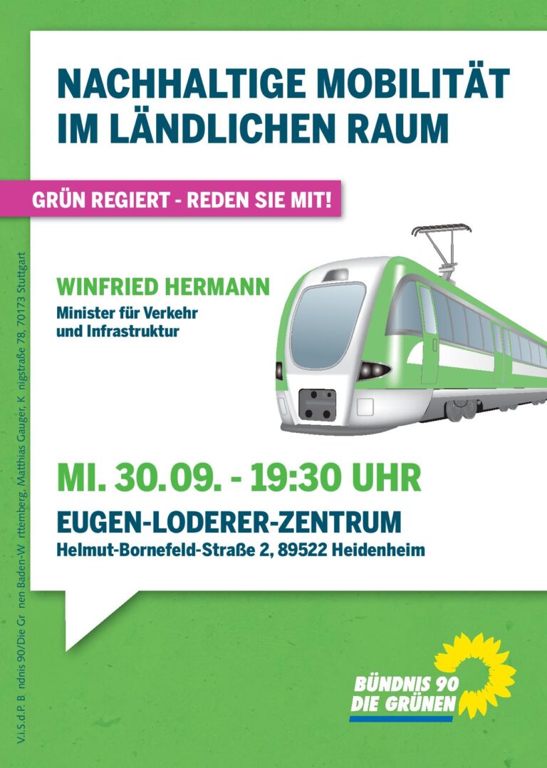 Grün regiert – mit Winfried Hermann