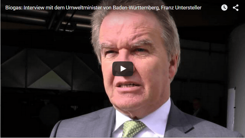 Biogas: Interview mit dem Umweltminister von Baden-Württemberg, Franz Untersteller