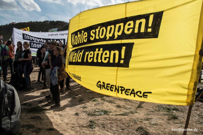 Wald retten! Kohle stoppen!