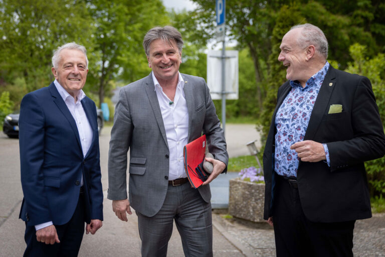 Minister Manne Lucha in Heidenheim