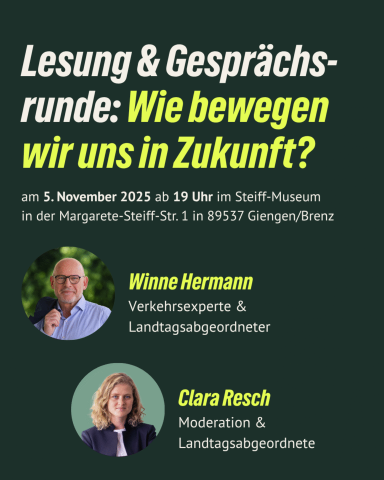 Lesung & Gesprächsrunde „Wie bewegen wir uns in Zukunft“