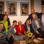 Viele Gäste bei unserer Jubiläumsfeier (v.l.n.r): Anamari Filipovic (Fraktionsvorsitzende GR Heidenheim), Margit Stumpp (MdB), Martin Grath (MdL), Sandra Detzer (Landesvorsitzende), Hans Kurowski (Gründungsmitglied), Oliver Hildenbrand (Landesvorsitzender), Marco Combosch (KV-Vorsitzender), Hans-Martin Hartmann (Gründungsmitglied), Michael Sautter (langjähriger Gemeinderat & Fraktionsvorsitzender im GR Heidenheim)